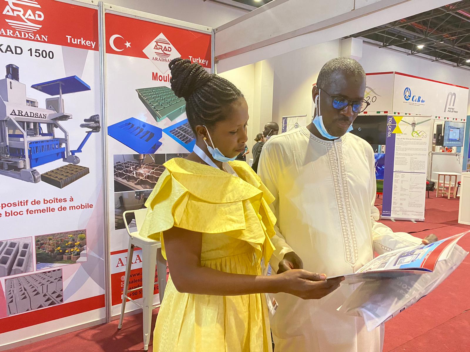 حضور شرکت آرادسان در ششمین نمایشگاه بین المللی صنعت ساختمان سنگال (داکار) -۲۰۲۱ June